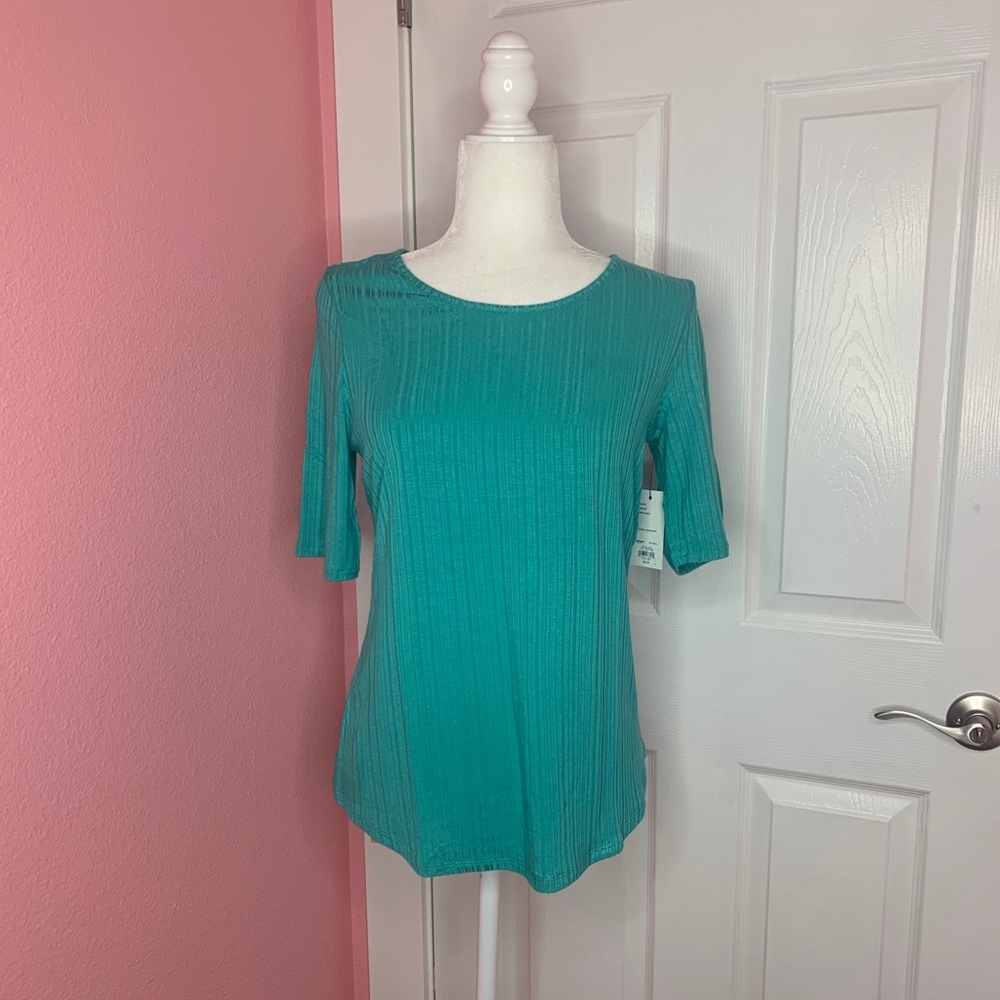 Apt. 9 teal shirt